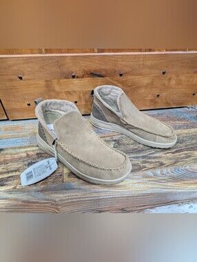 Hey Dude Women's Denny suede chestnut boots 11